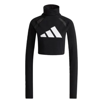 Image of adidas Sportswear Long-Sleeve Top Womens - Black