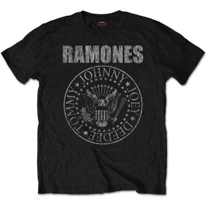 Image of Ramones - Presidential Seal Unisex Medium T-Shirt - Black