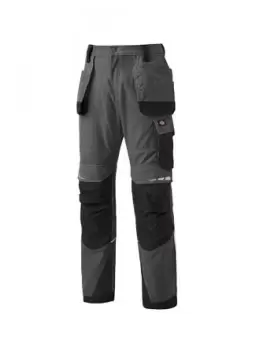 Image of Dickies DP1005 Grey/Black Mens Trousers 34in, 84 88cm Waist