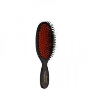 Image of Mason Pearson Pure Boar Bristle Pocket Brush Dark Ruby