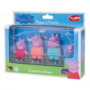 Image of Big-Bloxx Peppa Pig Peppa's Family Figures