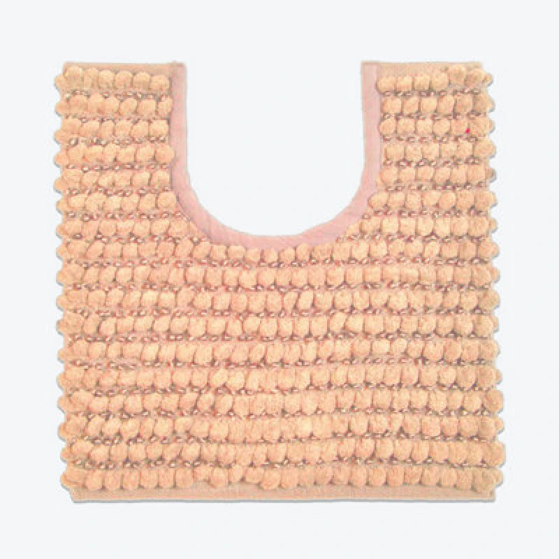 Image of Allure Bath Fashions Sparkle Bobble Non-Slip Pedestal Mat - Blush Pink