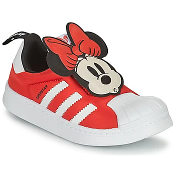 Image of adidas SUPERSTAR 360 C Girls Childrens Shoes Trainers in Red