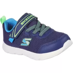 Image of Skechers Boys Comfy Flex Mini Slip On Lightweight Trainers UK Size 6 (EU 23)