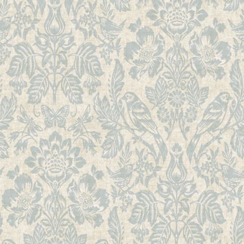 Image of Holden Decor Hawthorn Meadow Blue Textured Vinyl Wallpaper, Blue 76000
