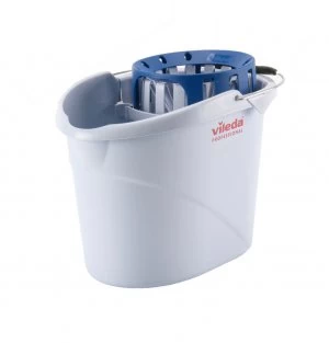 Image of Vileda Supermop Bucket and Wringer Blue