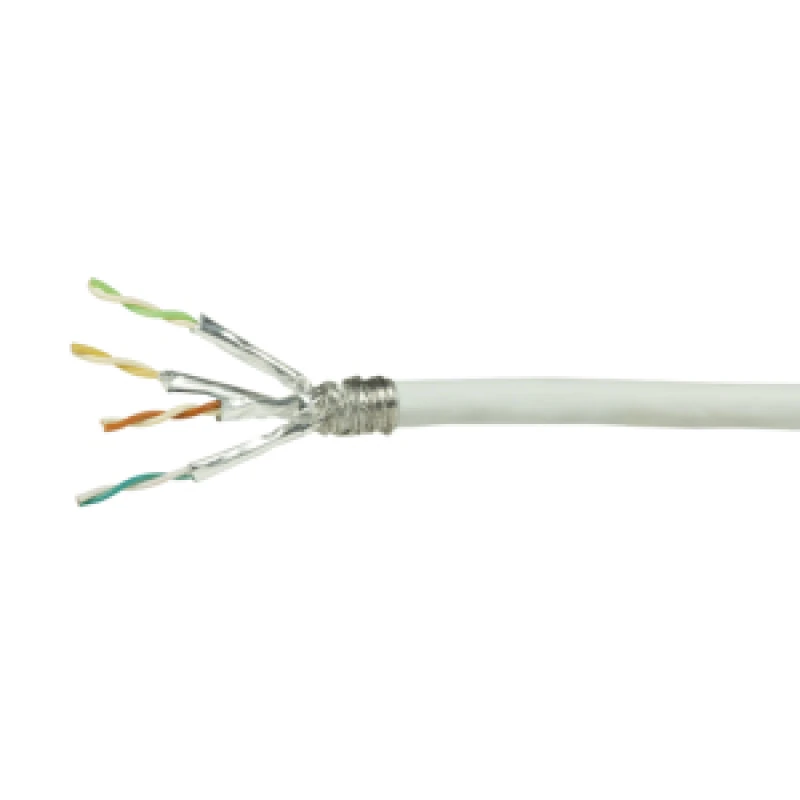 Image of LogiLink CPV0043 networking cable White 50 m Cat6a S/FTP (S-STP)