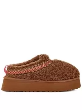 Image of UGG Tazz Platform Slipper Braid - Hardwood, Brown, Size 4, Women