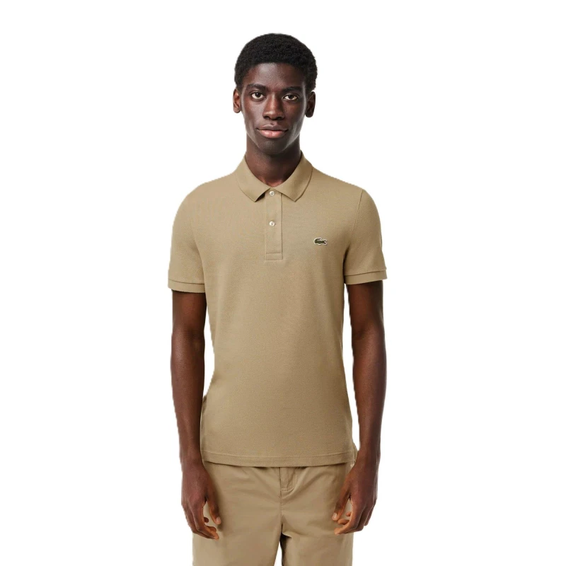 Image of Lacoste Short Sleeve Logo Polo Shirt Lion male XS