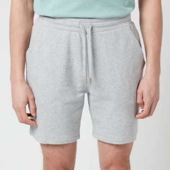 Image of Farah Mens Durrington Sweat Shorts - Ligh Grey Marl - M