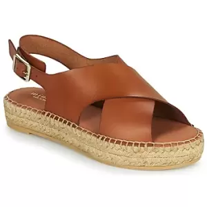 Image of Minelli MOULTI womens Sandals in Brown,7