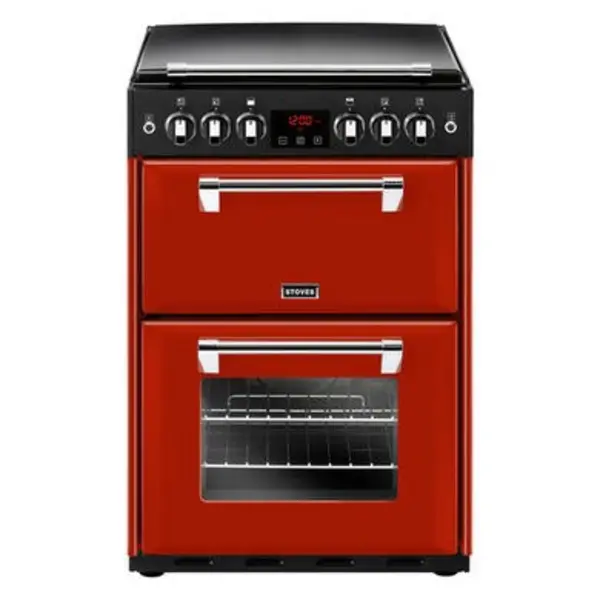 Image of Stoves 444444727 Richmond 600G 60cm Double Oven Gas Cooker - Jalapeno
