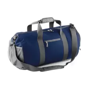 Image of Bagbase Athleisure Water Resistant Shoulder Strap Holdall Kit Bag (One Size) (French Navy)
