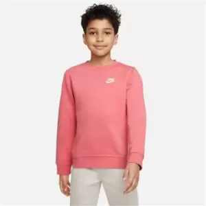 Image of Nike Sportswear Club Big Kids (Boys') Sweatshirt - Pink