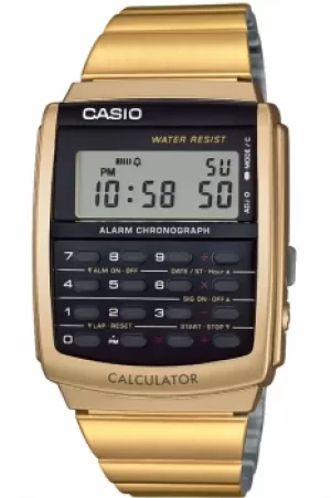 Image of Unisex Casio Collection Alarm Chronograph Watch CA-506G-9AEF