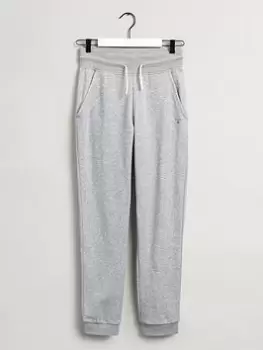 Image of Gant Boys Original Joggers - Grey Marl, Size 9-10 Years