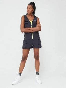 Image of Nike NSW Icon Clash Playsuit - Black Size M Women