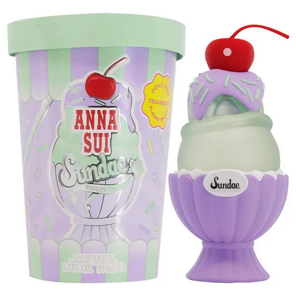 Image of Anna Sui Sundae Violet Vibe Eau de Toilette For Her 50ml