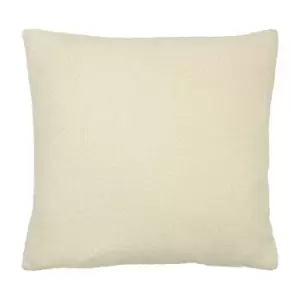 Image of Malham Fleece Square Cushion Ivory