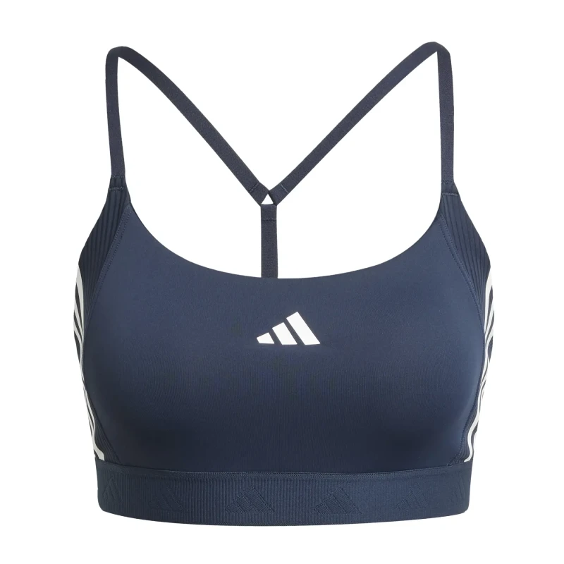Image of Sports bra adidas Hyperglam Rib Bleu Female M