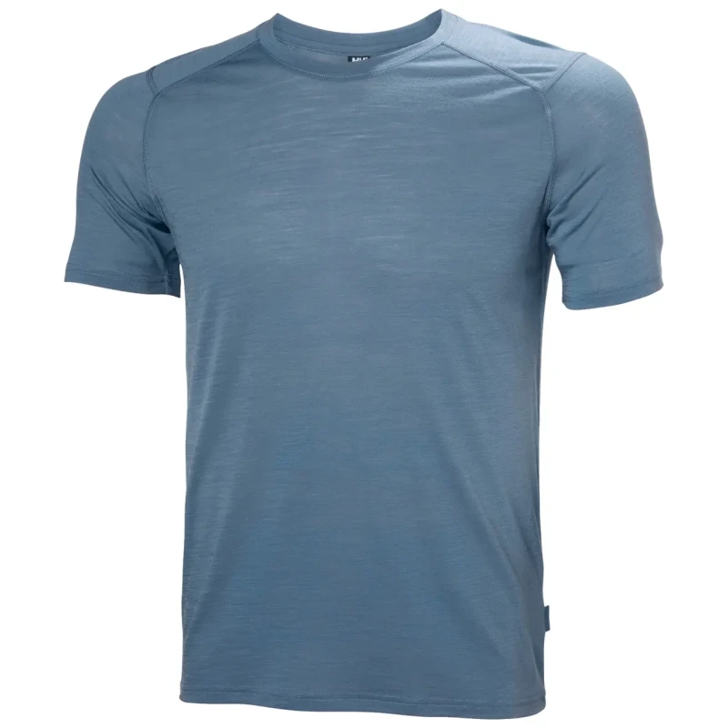 Image of T-Shirt Helly Hansen Durawool Bleu Male L