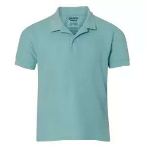 Image of Gildan Mens Premium Cotton Sport Double Pique Polo Shirt (S) (Chalky Mint)