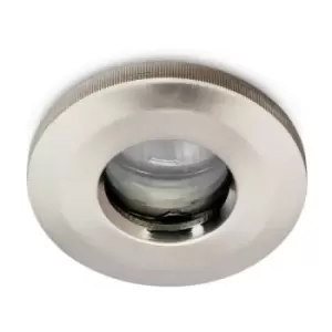 Image of JCC Fixed IP65 50W GU10 Shower Downlight Brushed Nickel - JC94110BN