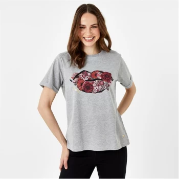 Image of Biba BIBA Bold Logo T-Shirt - Lips Logo