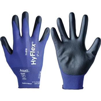 Image of 11-618 Hyflex Multi Purpose Palm-side Coated Gloves - Size 9