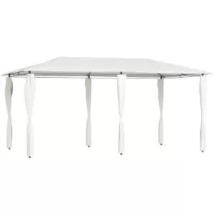 Image of Vidaxl - Gazebo with Post Covers 3x6x2.6 m Cream 160 g/m² Cream