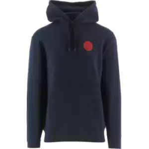 Image of Edwin Navy Japanese Sun Hooded Sweatshirt