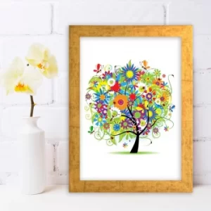 Image of AC1045095 Multicolor Decorative Framed MDF Painting