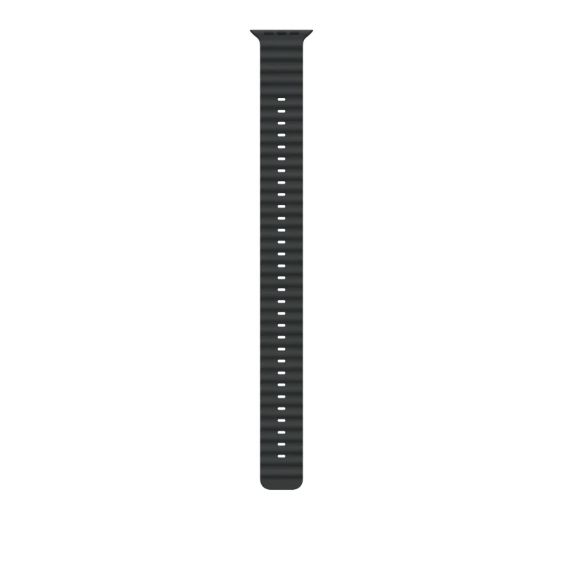 Image of Apple Apple 49mm Black Ocean Band Extension - Natural Titanium Finish MXTM3ZM/A