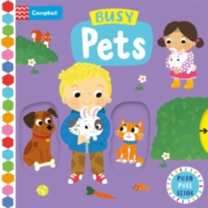 Image of Busy Pets : A Push, Pull, Slide Book Board book