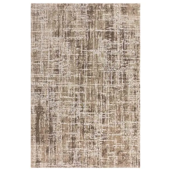Image of Asiatic Kuza 120X170Cm Abstract Beige Rug