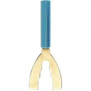 Image of Test lead adapter Terminal 4mm socketStaeubliB4 IK BLBlue