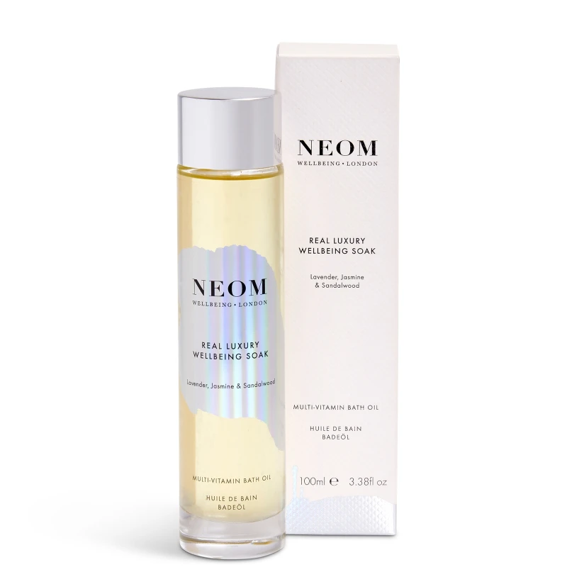 Image of Neom Wellbeing London Scent To De-Stress Real Luxury Wellbeing Soak Multi-Vitamin Bath Oil 100ml