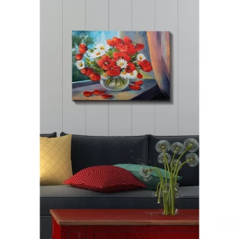 Image of Kanvas Tablo (50 x 70) - 126 Multicolor Decorative Canvas Painting