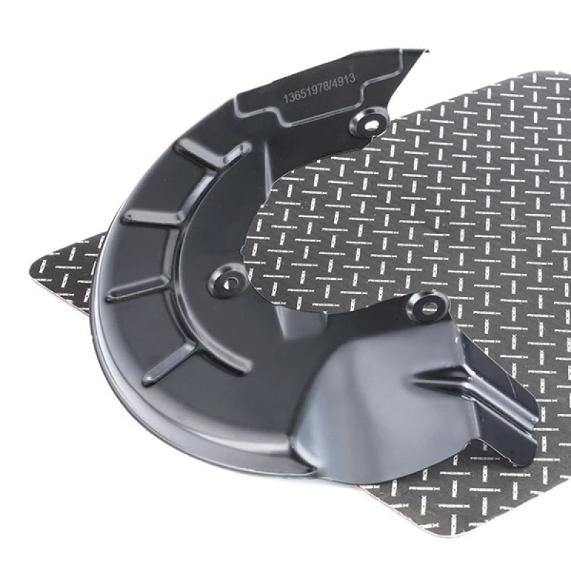 Image of RIDEX 1330S0087 Brake Disc Back Plate Front Axle Left Sheet Steel Splash Panel,brake disc (1330)