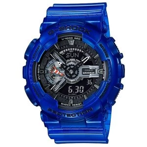 Image of Casio G-SHOCK Standard Analog-Digital Watch GA-110CR-2A - Blue