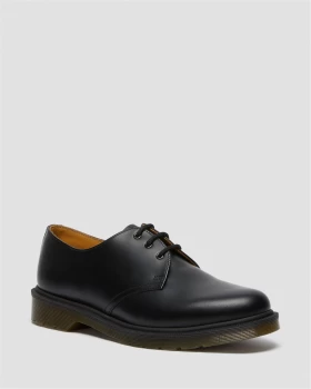 Image of DR. MARTENS Laced Men Black Pelle - Leather