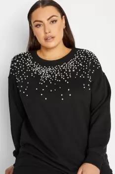 Image of Embellished Soft Touch Sweatshirt