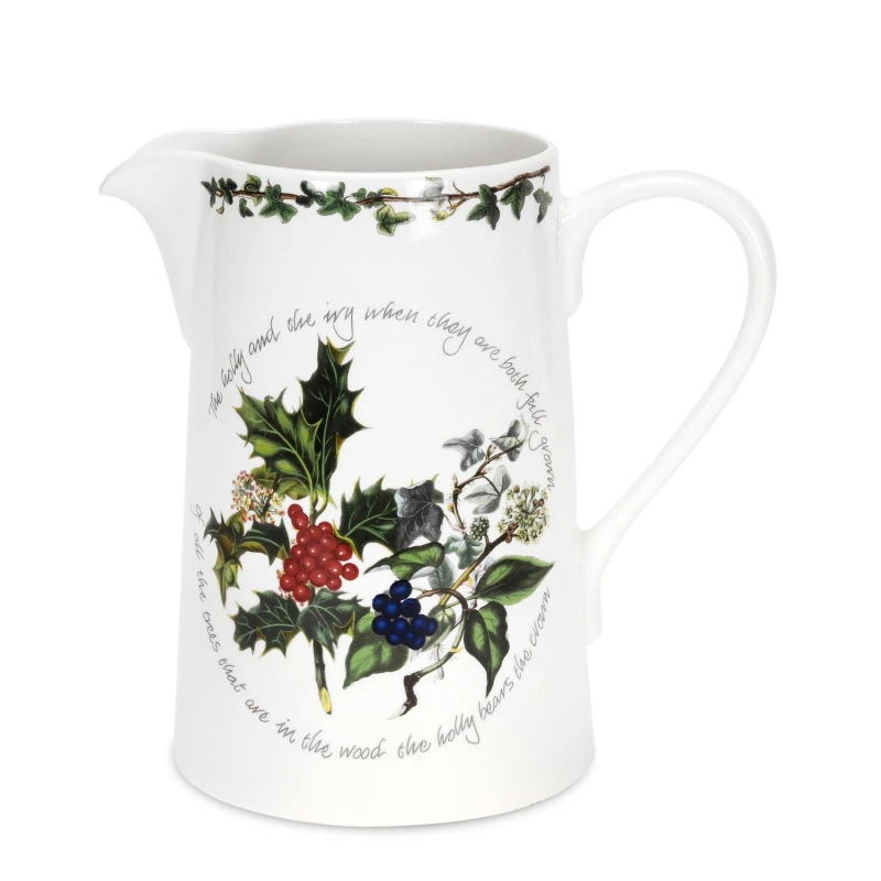 Image of Portmeirion Holly and Ivy The Holly and the Ivy Bella Jug Green unisex One Size