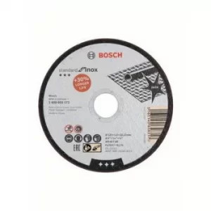 Image of Bosch Accessories 2608603172 2608603172 Cutting disc (straight) 125mm 22.23mm