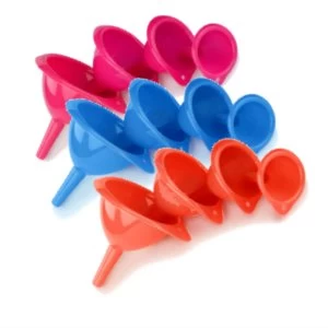 Image of Chef Aid Set Of 4 Funnels - Assorted Colours