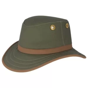 Image of Tilley Unisex TWC7 Outback Waxed Cotton Hat Green 56cm (7)