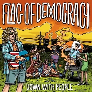 Image of Flag Of Democracy - Down With People Vinyl