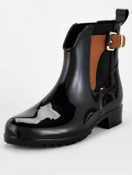 Image of Tommy Hilfiger Oxley Boots - Black, Size 41, Women