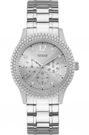 Image of Ladies Bedazzle Guess Watch W1097L1