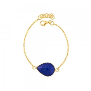 Image of Juvi Designs Gold vermeil egadi teardrop bracelet Blue